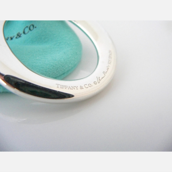 Tiffany & Co. Elsa Peretti Sevillana XL Sterling Silver O Necklace - Picture 2 of 6